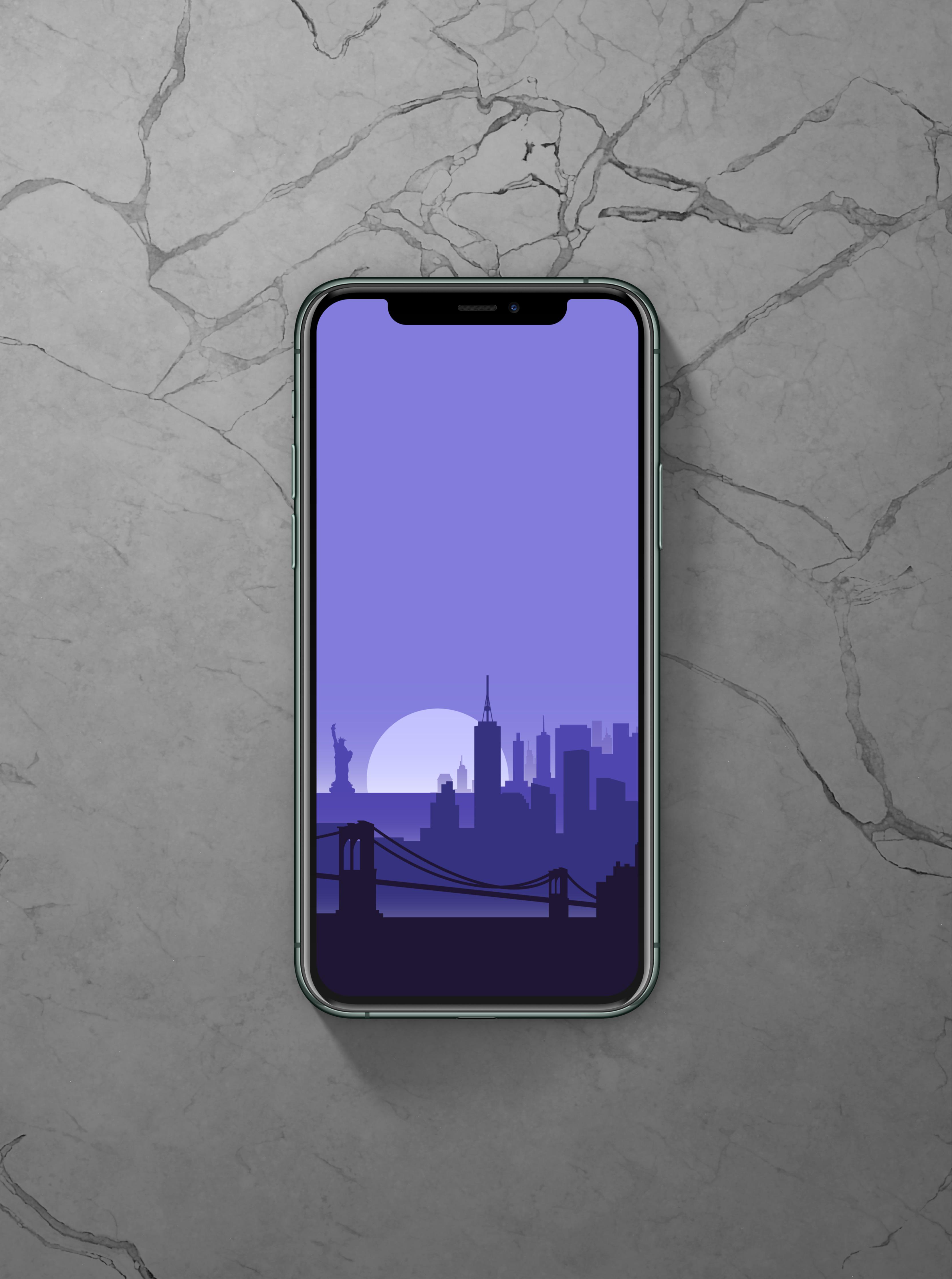 Free Vector  Gradient blur pink purple phone wallpaper vector