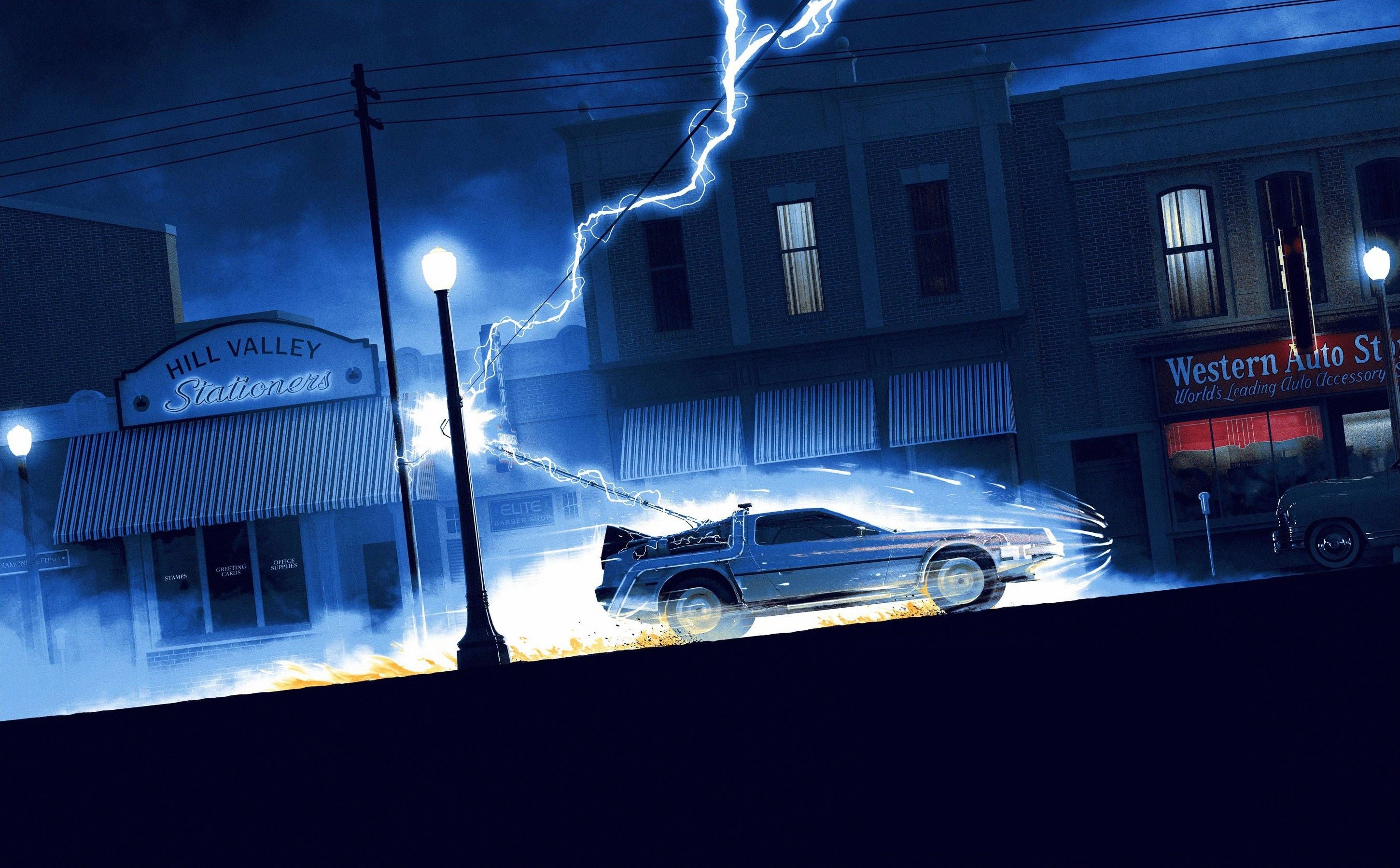 Back To The Future Neon Wallpapers  HD Wallpapers