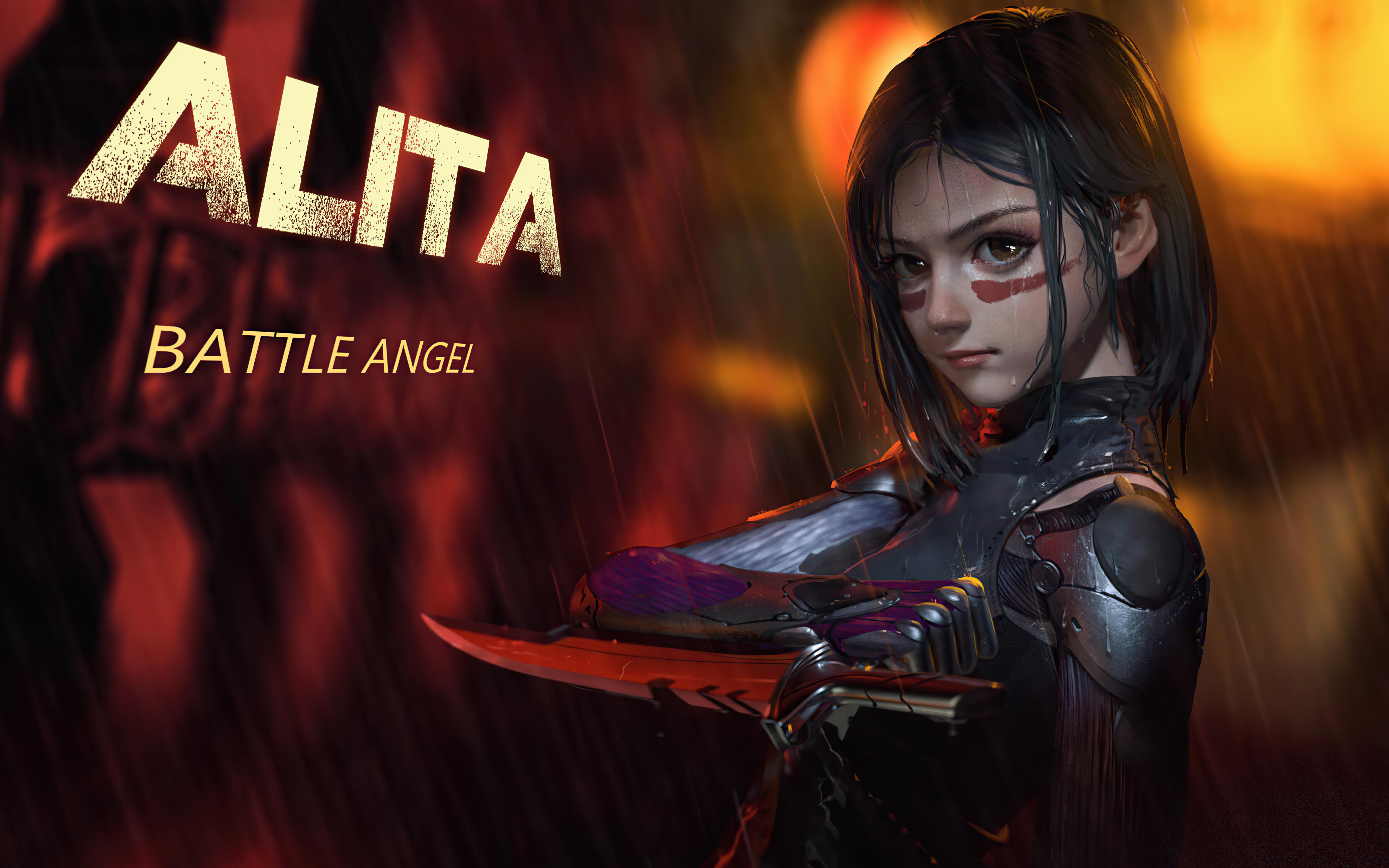 Alita Battle Angel 4K wallpaper