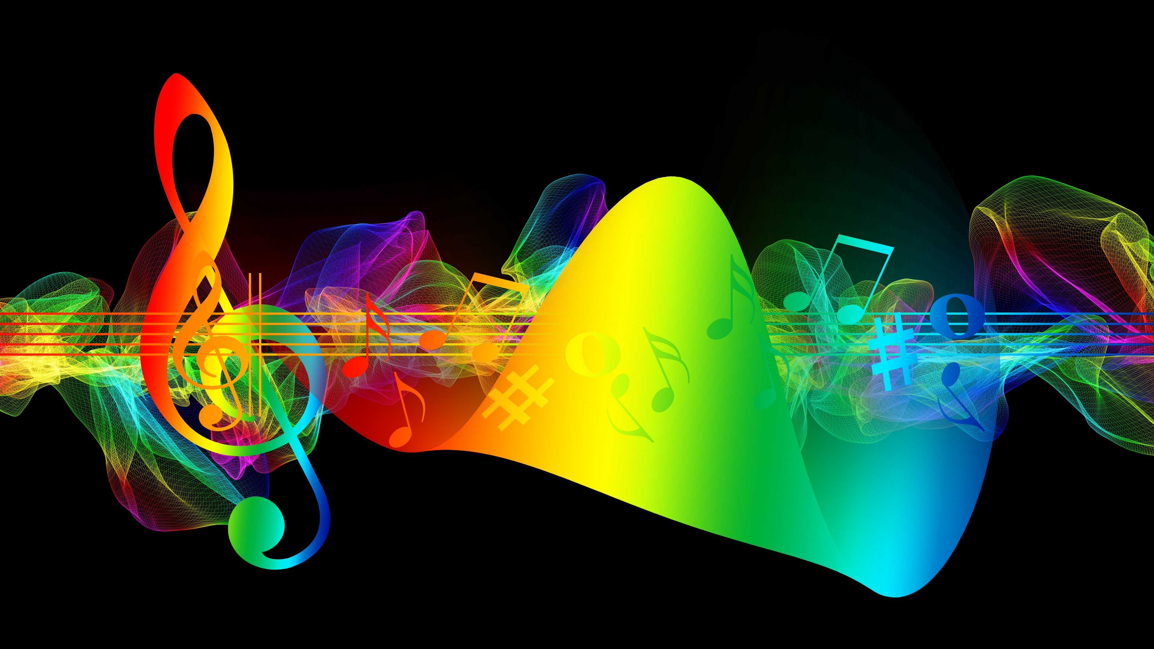 Music Note music note rainbow love musical smoke HD wallpaper   Peakpx