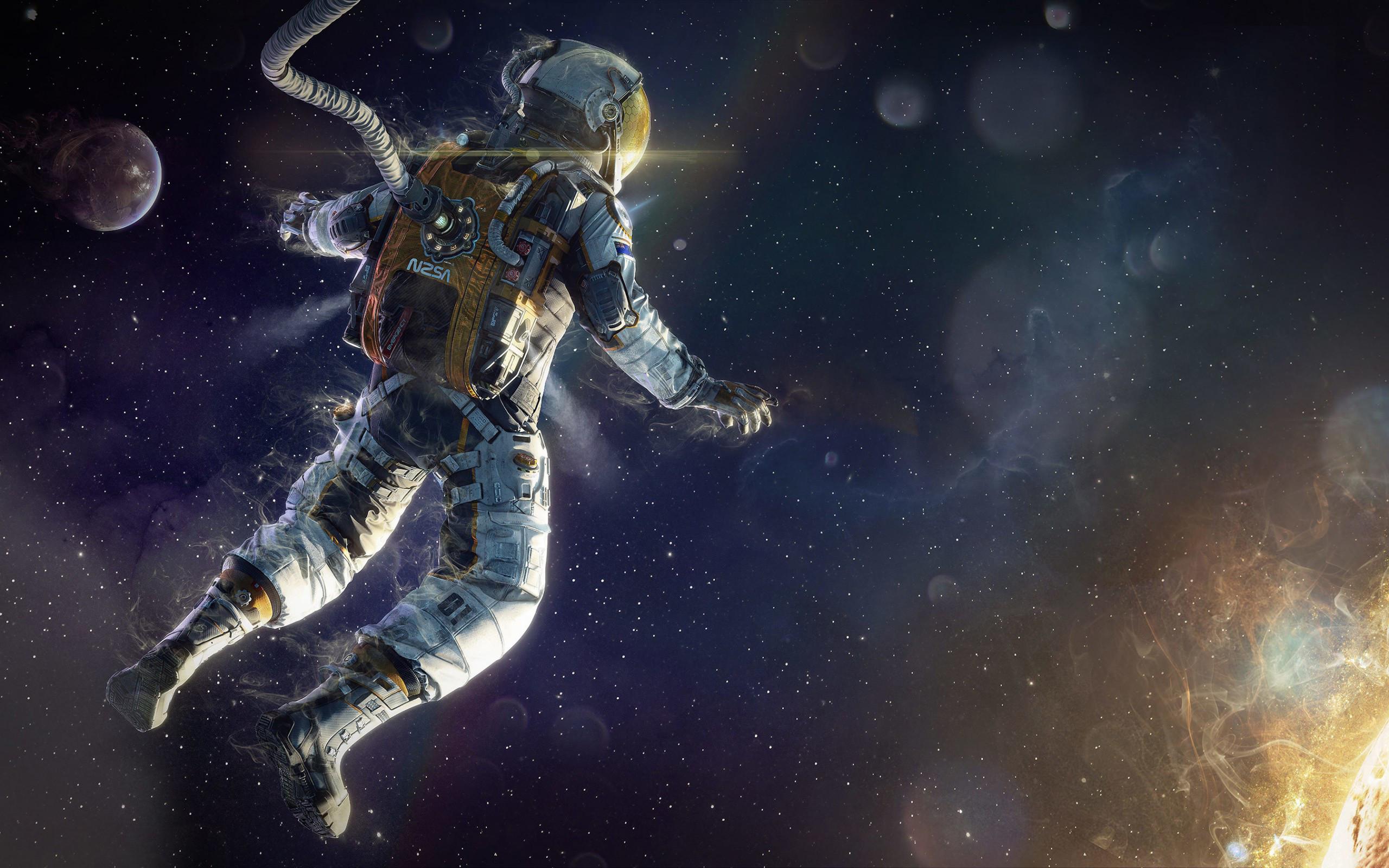 Wallpaper astronaut space 4K Art 23165