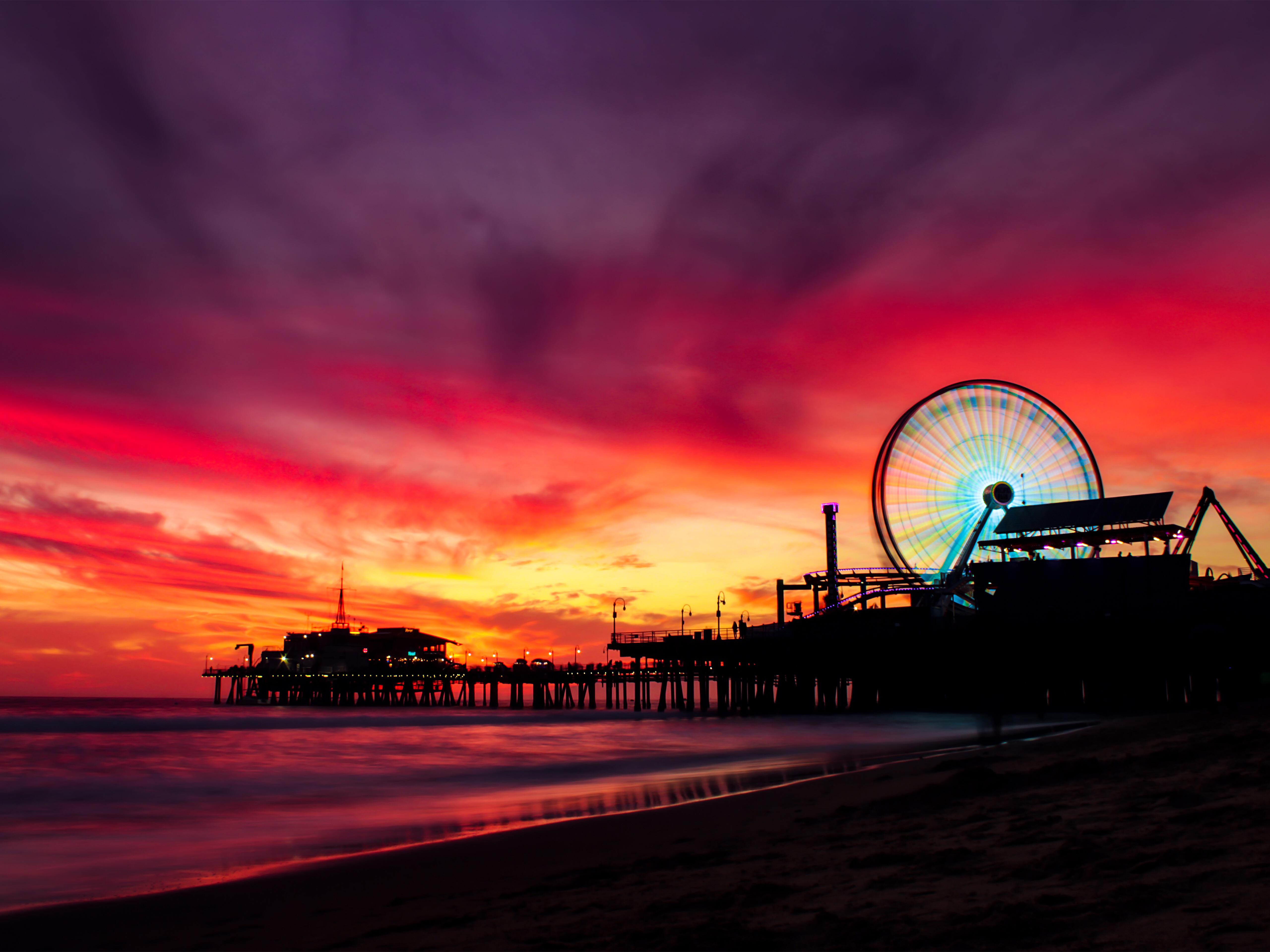 Santa Monica Pier HD Wallpapers and Backgrounds