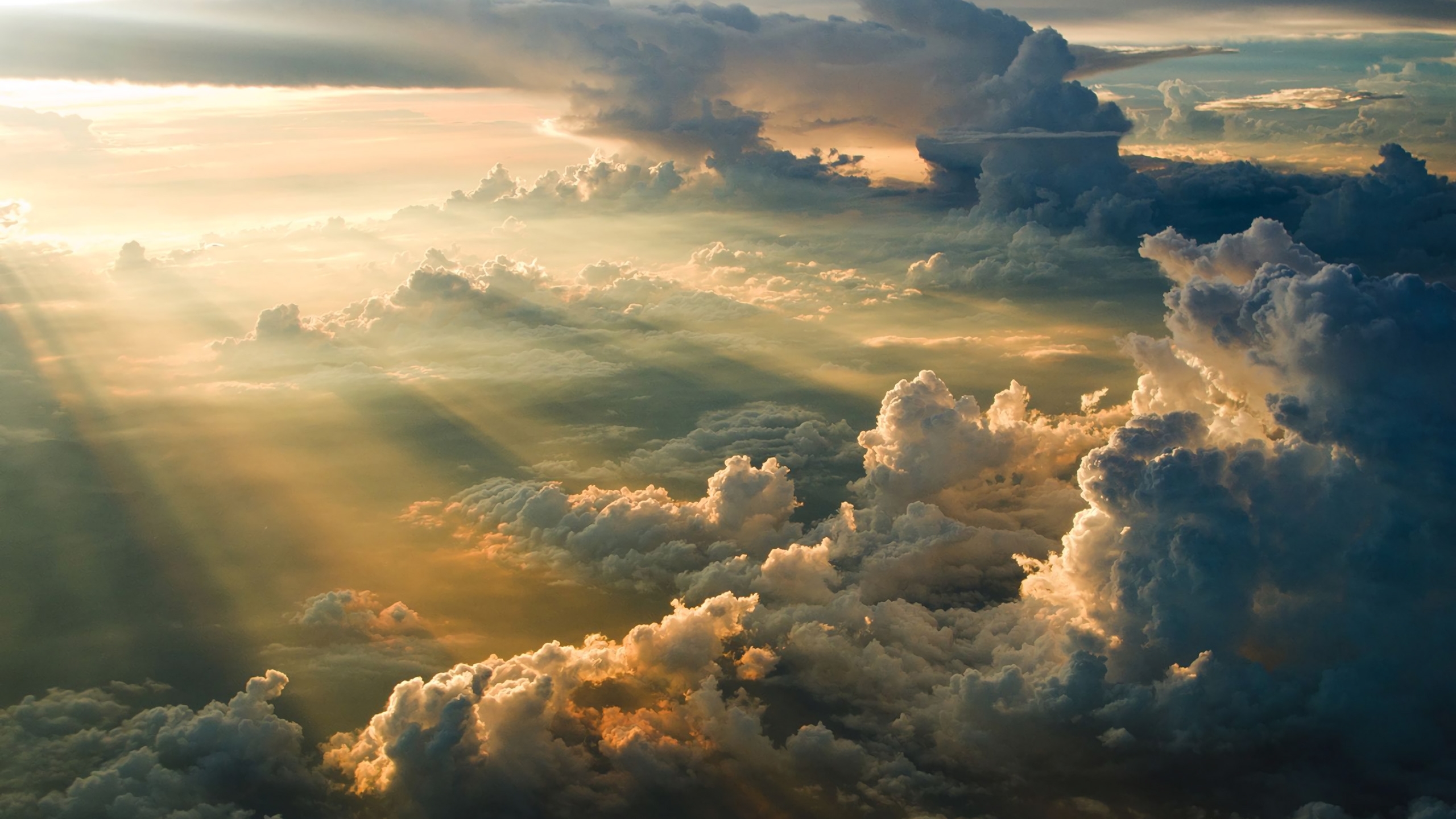 Sunset Above the Clouds HD wallpaper