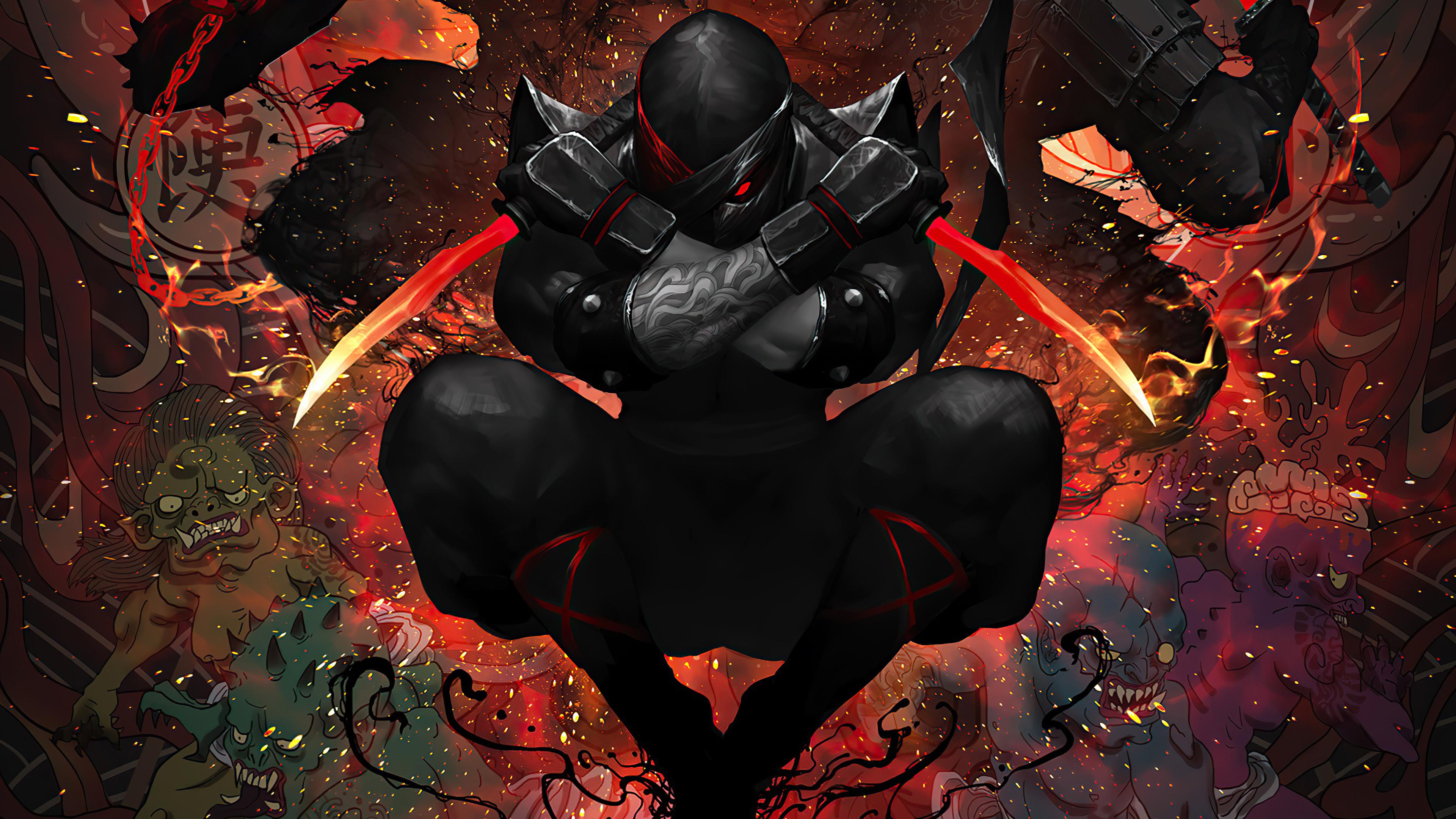 Ninja 4K wallpapers for your desktop or mobile screen free and easy to  download