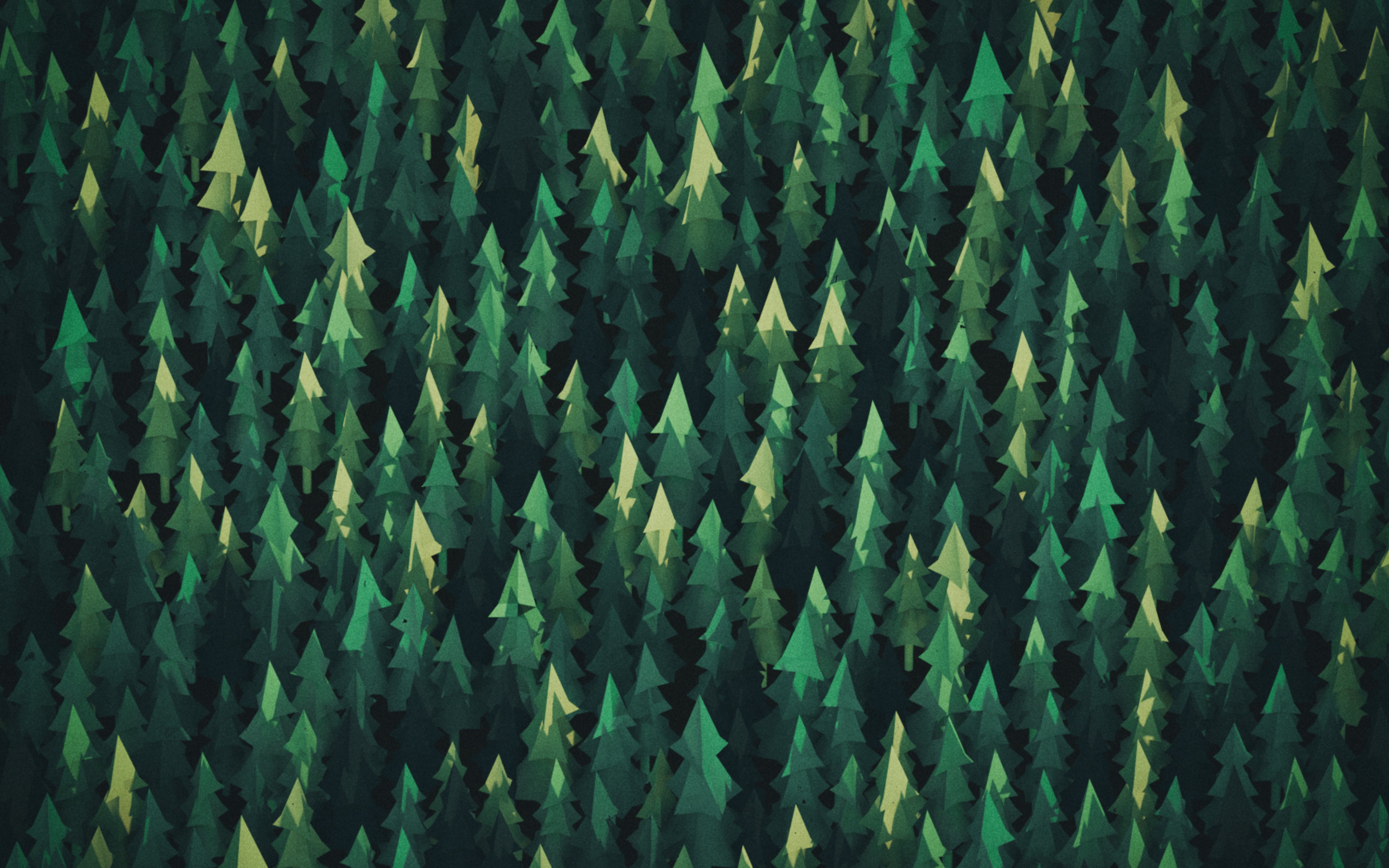 Trees Minimalist 4K wallpaper