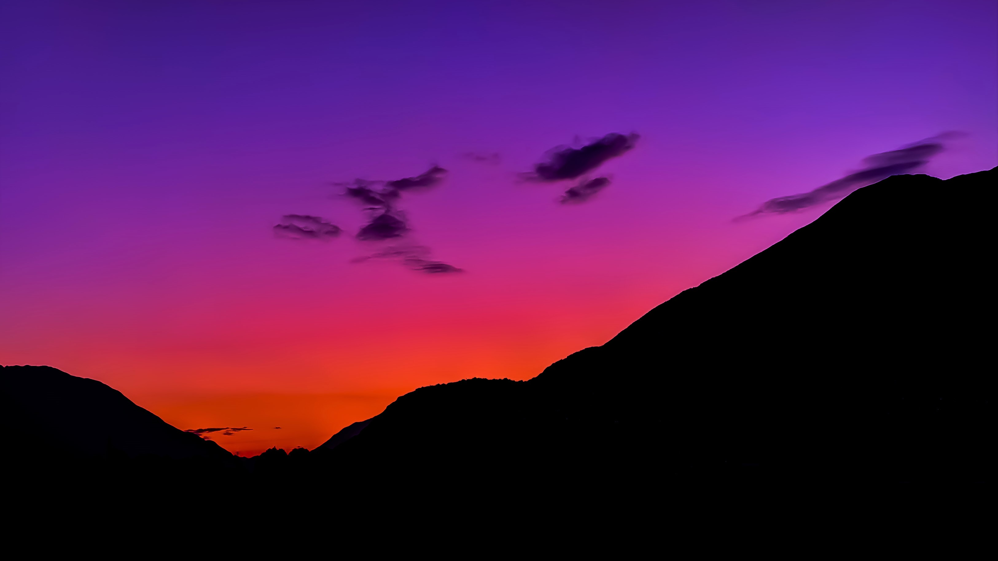 Premium Vector  Abstract red dark sunset nature background