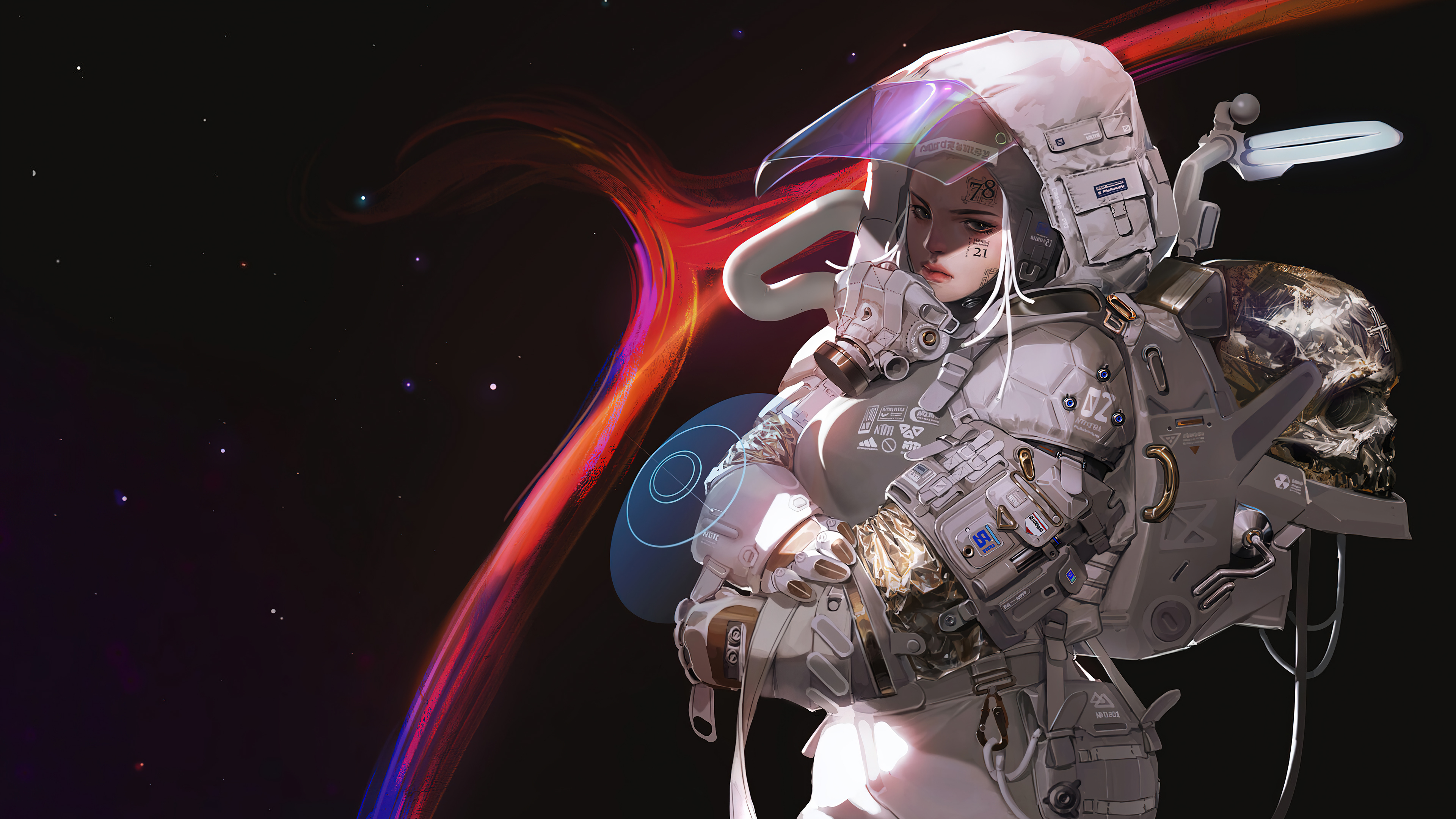 Sci Fi Astronaut 4k Ultra HD Wallpaper by mohamedsaberartist