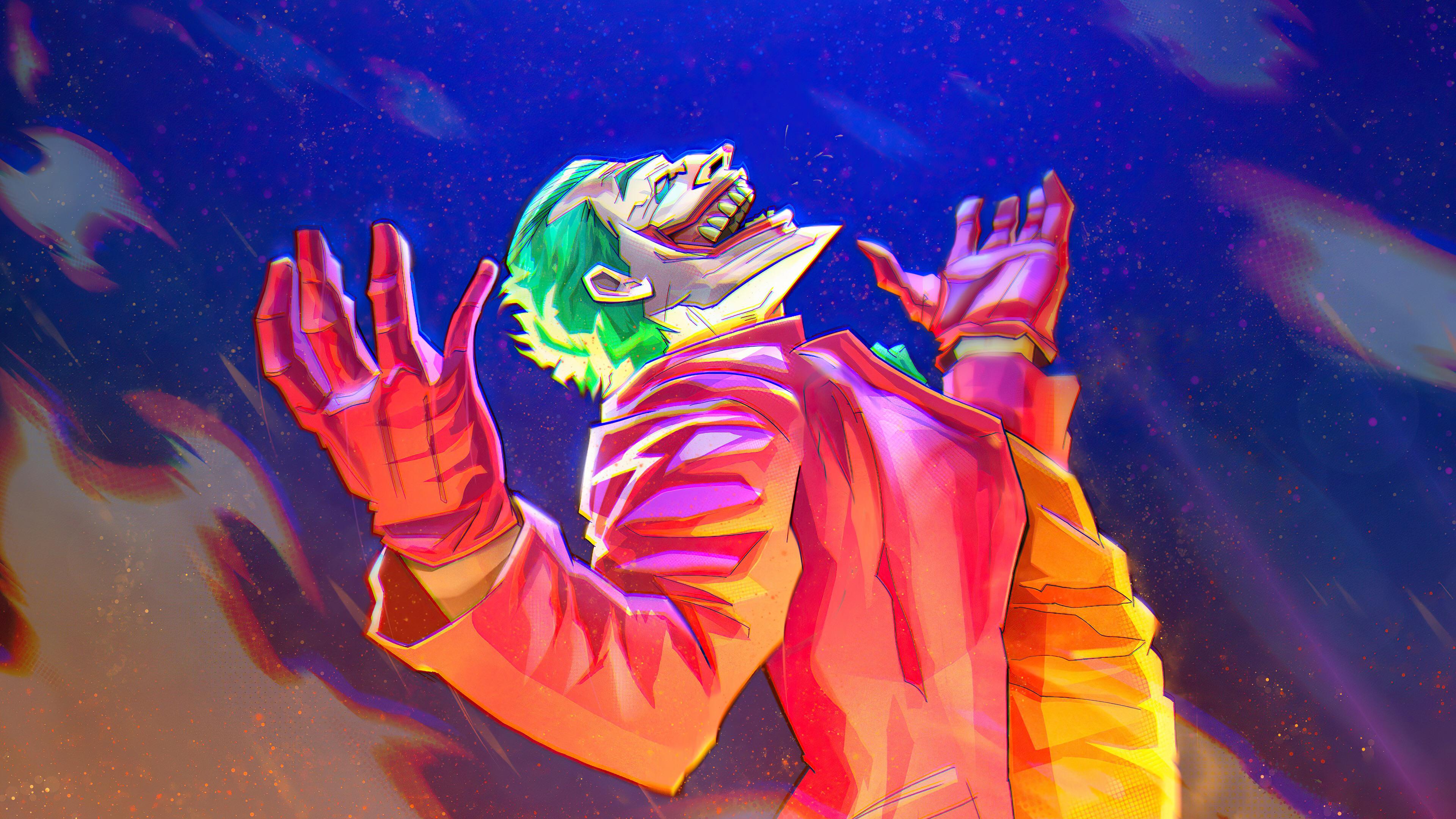 The Joker Laugh 4K wallpaper
