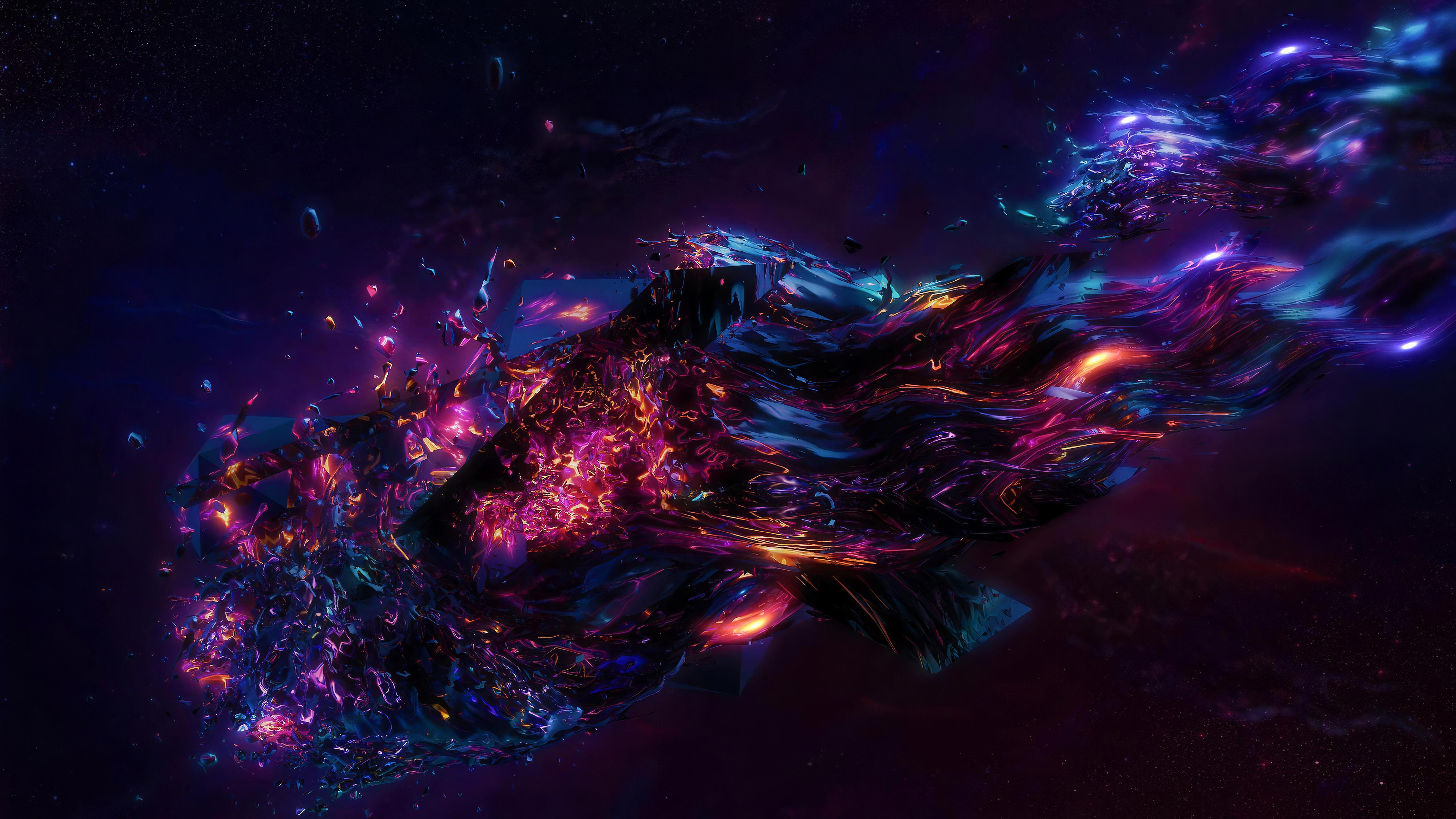 AI art, abstract, space, universe, nebula, smoke | 3060x2048 Wallpaper -  wallhaven.cc