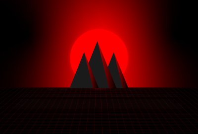 X Red Cyber Pyramids