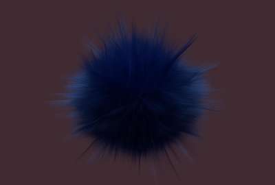 A Ball of Blue Fluff
