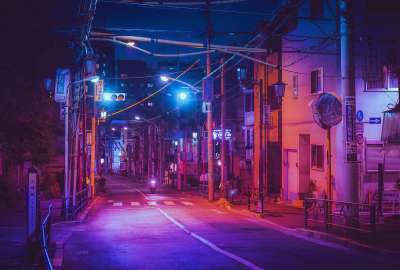 A Street In Japan