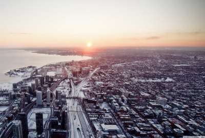 Aerial View Of Toronto City