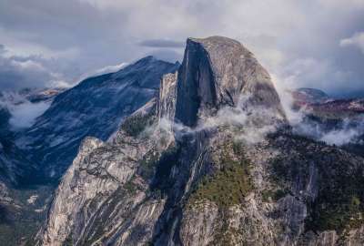 After the Storm Passes - Half Dome Yosemite