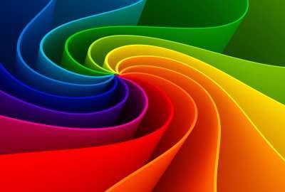 Amazing Colorful Abstract Rainbow 3D HD S