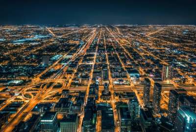 Amazing View Of Chicago Top Of The Willis Sears Tower