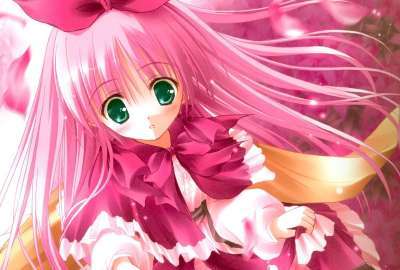 Anime Girl Pink Hair
