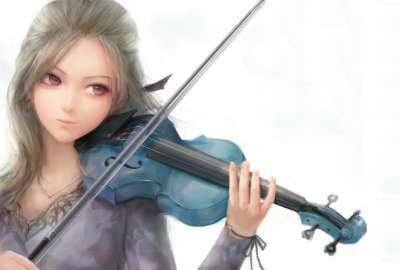 Anime Girl Violin