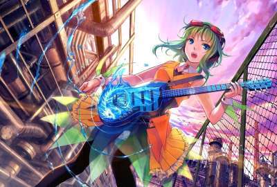 Anime Girl With Guitar