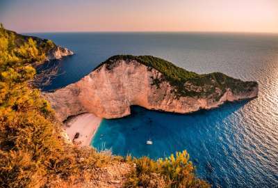 Another Picture of Navagio Beach in Zakynthos Greece