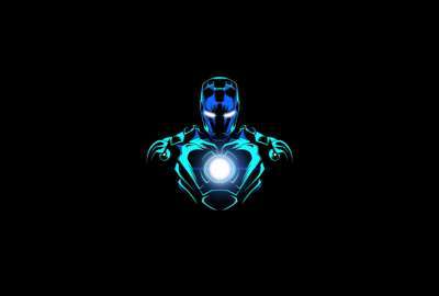 Aqua Azure Iron Man