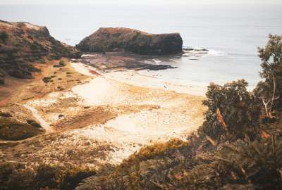 Areal Photograph of Beach