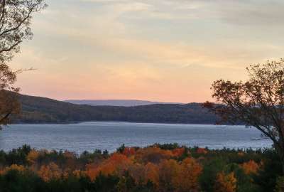 Ashokan Reservoir as Seen From My Backyard in Woodstock N.Y
