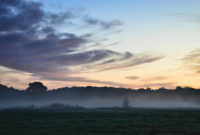 At the Dutch Countryside on a Early Morning