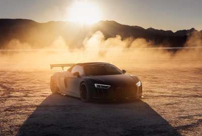 Audi R On The Vegas Dry Lake