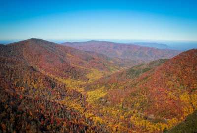 Autumn From Chimney Tops Great Smoky Mountains