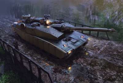 Awesome Tank on Bridge