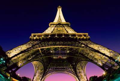 Beneath the Eiffel Tower