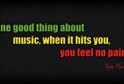 Bob Marley One Good Thing About Music