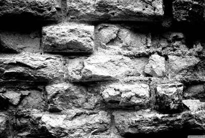 Brick Wall Black And White