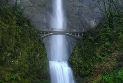 Bridge Over Waterfall 12434