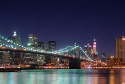 Brooklyn Bridge and New York