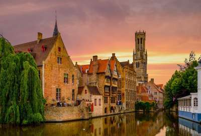 Bruges at Sunset