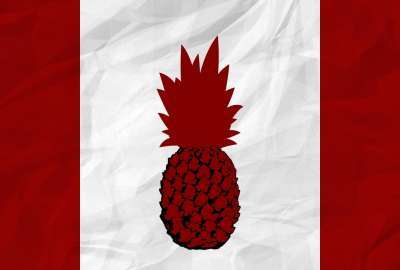 Canada Pineapple Flag