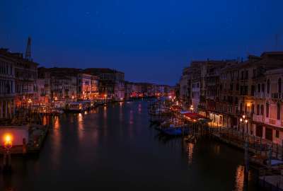 Canals of Venice at Night