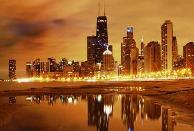 Chicago Sunset 21356