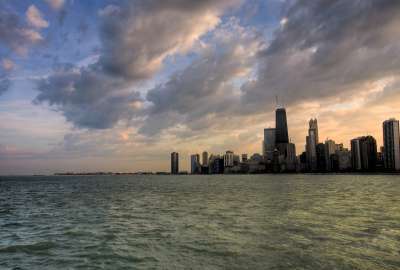 Chicago View From a Boat