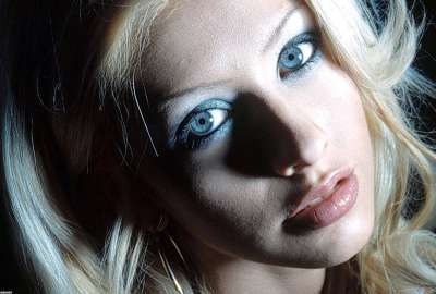 Christina Aguilera Beautiful Blue Eyes