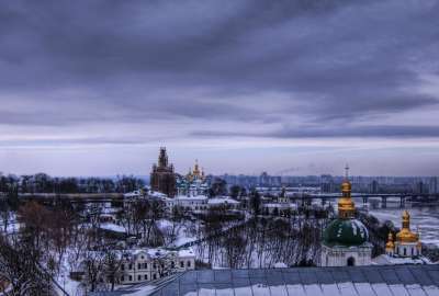 City in The Winter