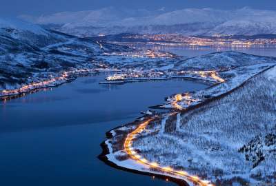 City Lights of Tromsø in Norway