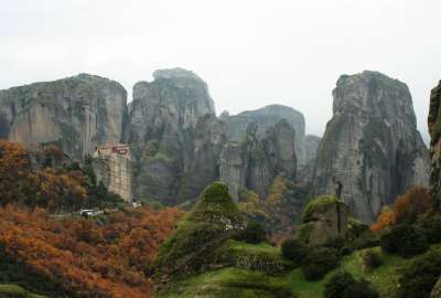 Cold Morning Over Meteora Greece