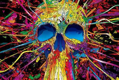 Colorful Skull 1