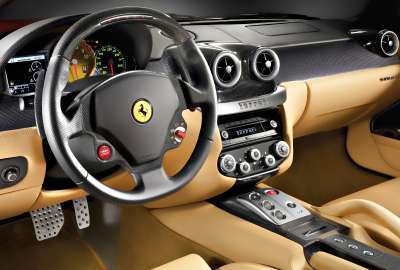 Cool Beige Ferrari Interior