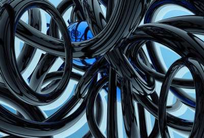 Cooling System 3d Abstract Background