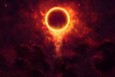 Cosmic Blood Eclipse