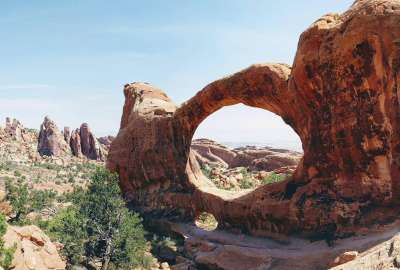 Double O Arch Arches National Park Utah